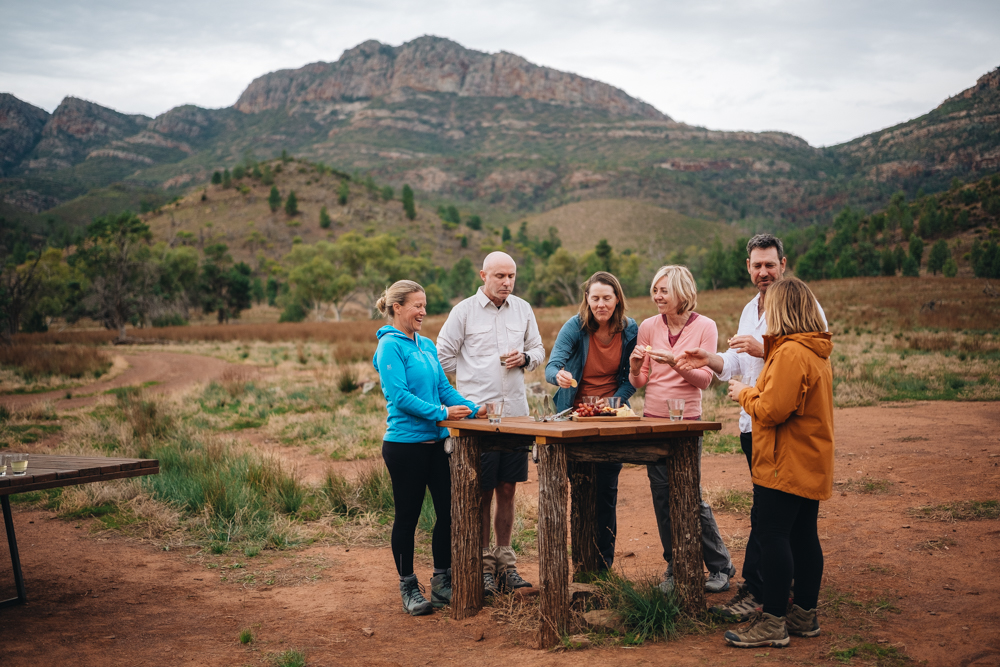 food eating group happy The Arkaba Walk