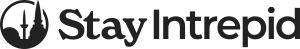Stay Intrepid logo in midnight